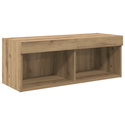 TV Wall Units Wall-mounted 6 pcs Artisan Oak Engineered Wood