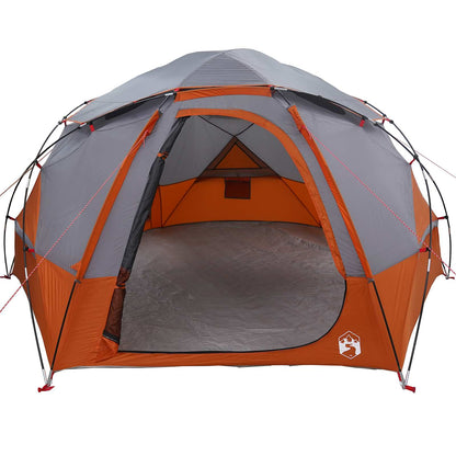 Dome Tent with Removable Rainfly Grey and Orange 4-Person