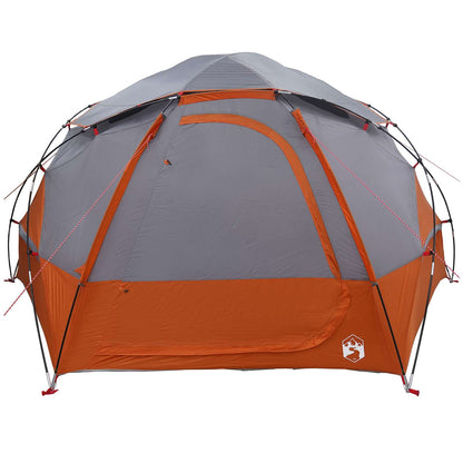 Dome Tent with Removable Rainfly Grey and Orange 4-Person