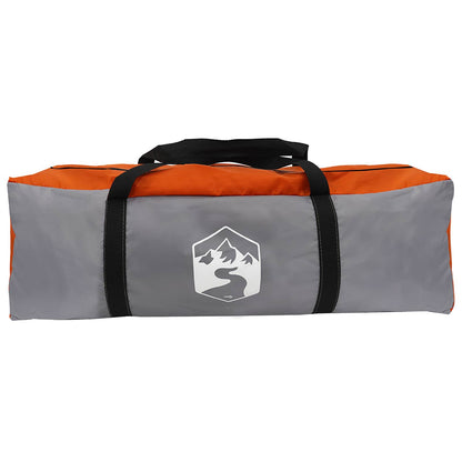 Family Tent Grey and Orange 10-Person