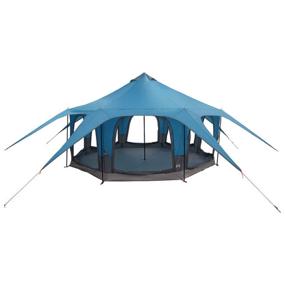 Family Tent Blue 5-Person 185T Polyester with PU Coating