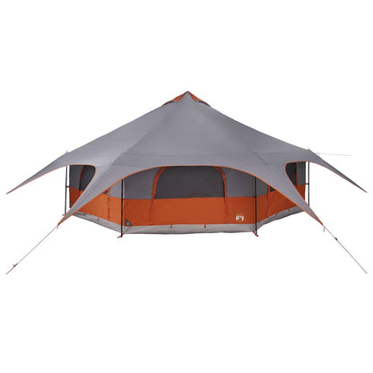 Family Tent Grey and Orange 18-Person