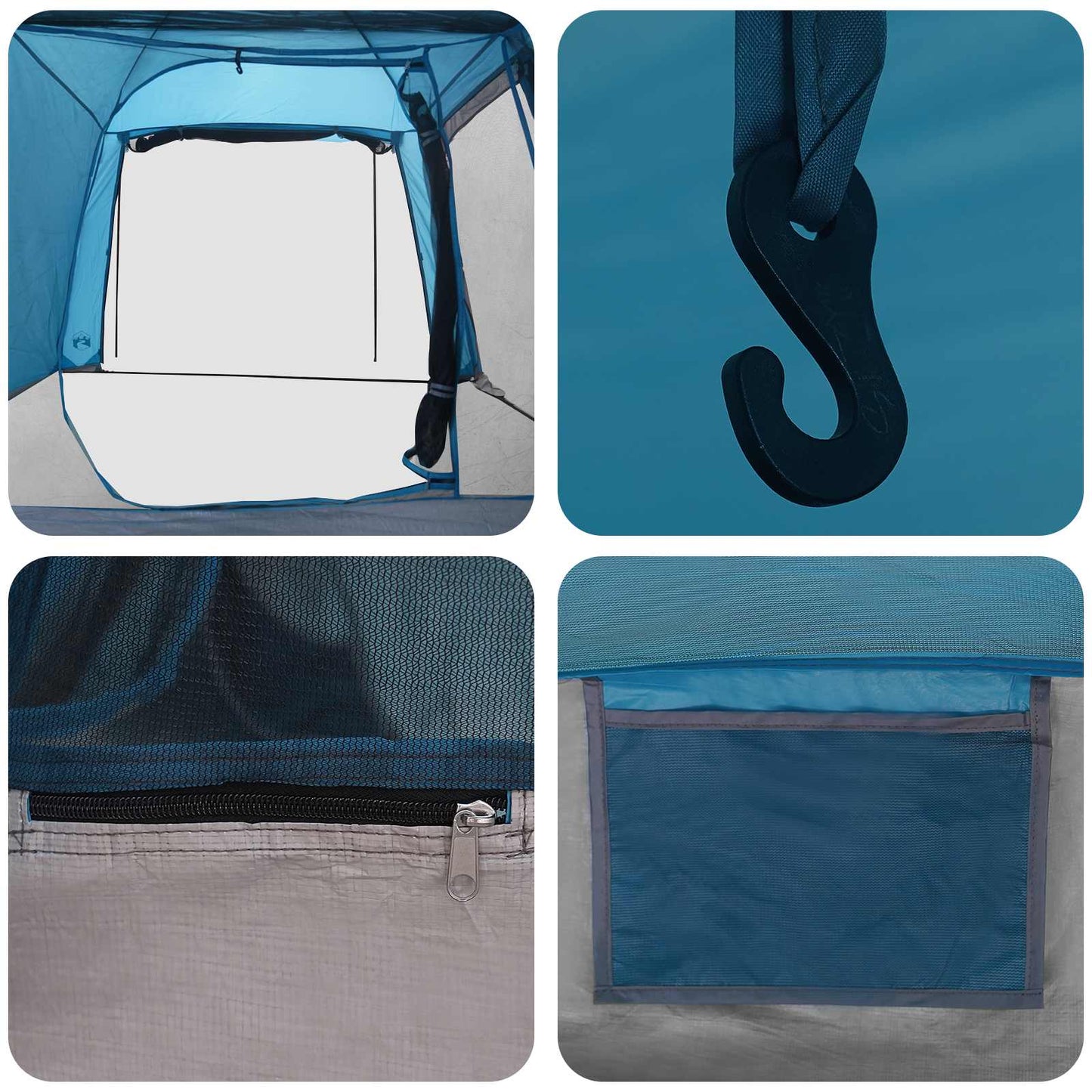 Tunnel Tent Blue 361 x 235 x 147 cm