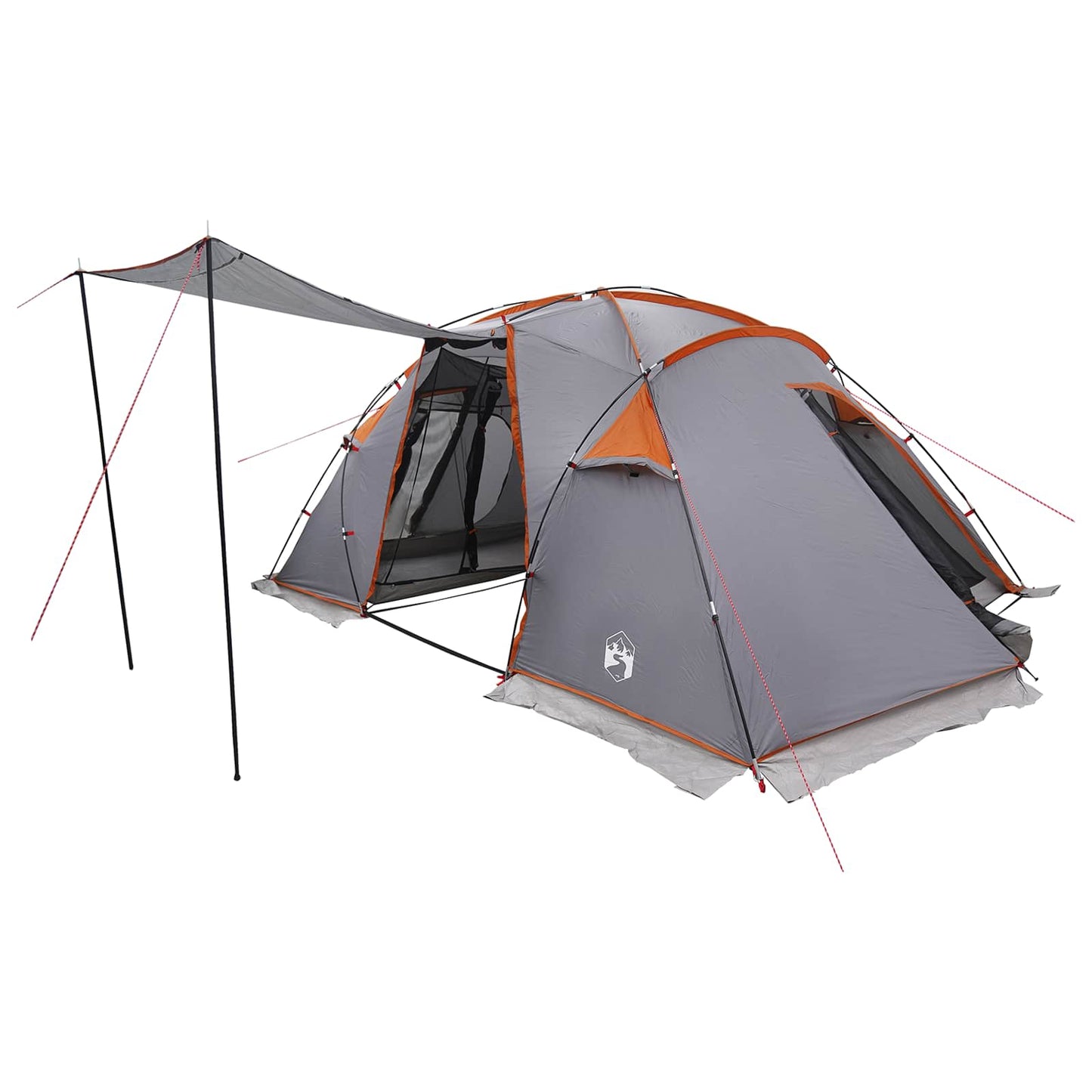 Tunnel Tent 520 x 260 x 175 cm Grey and Orange
