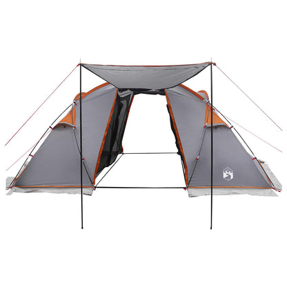 Tunnel Tent 520 x 260 x 175 cm Grey and Orange