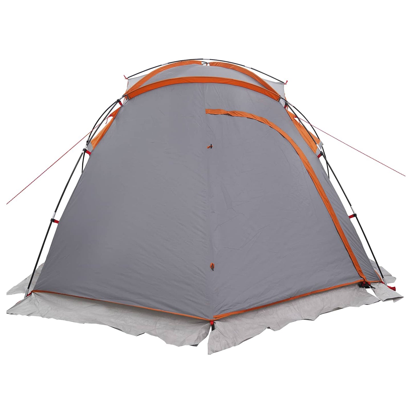 Tunnel Tent 520 x 260 x 175 cm Grey and Orange
