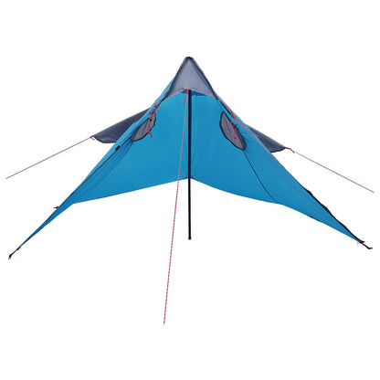 2-in-1 Rain Poncho with Hood 262 x 126 x 130 cm Blue