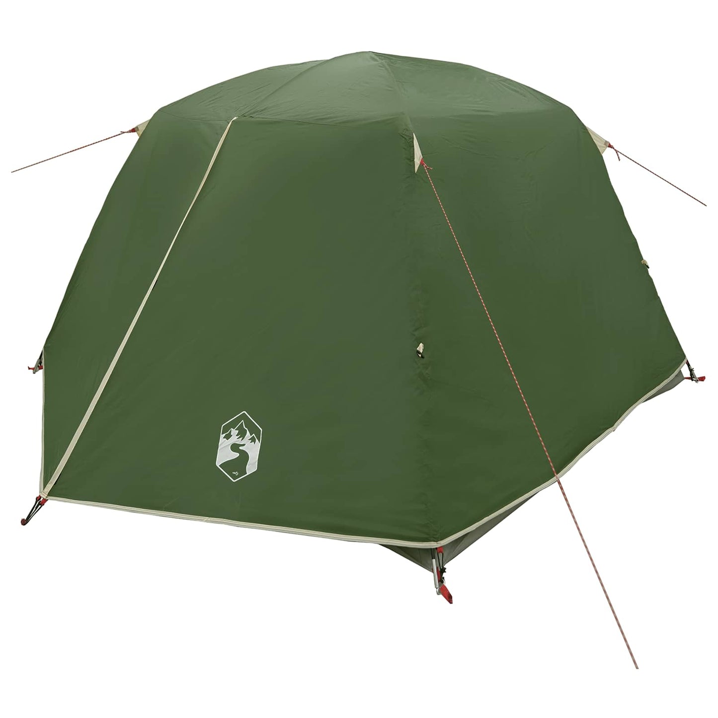 Backpacking Tent 2-Person Green 185T Polyester with PU Coating