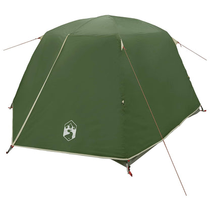 Backpacking Tent 2-Person Green 185T Polyester with PU Coating