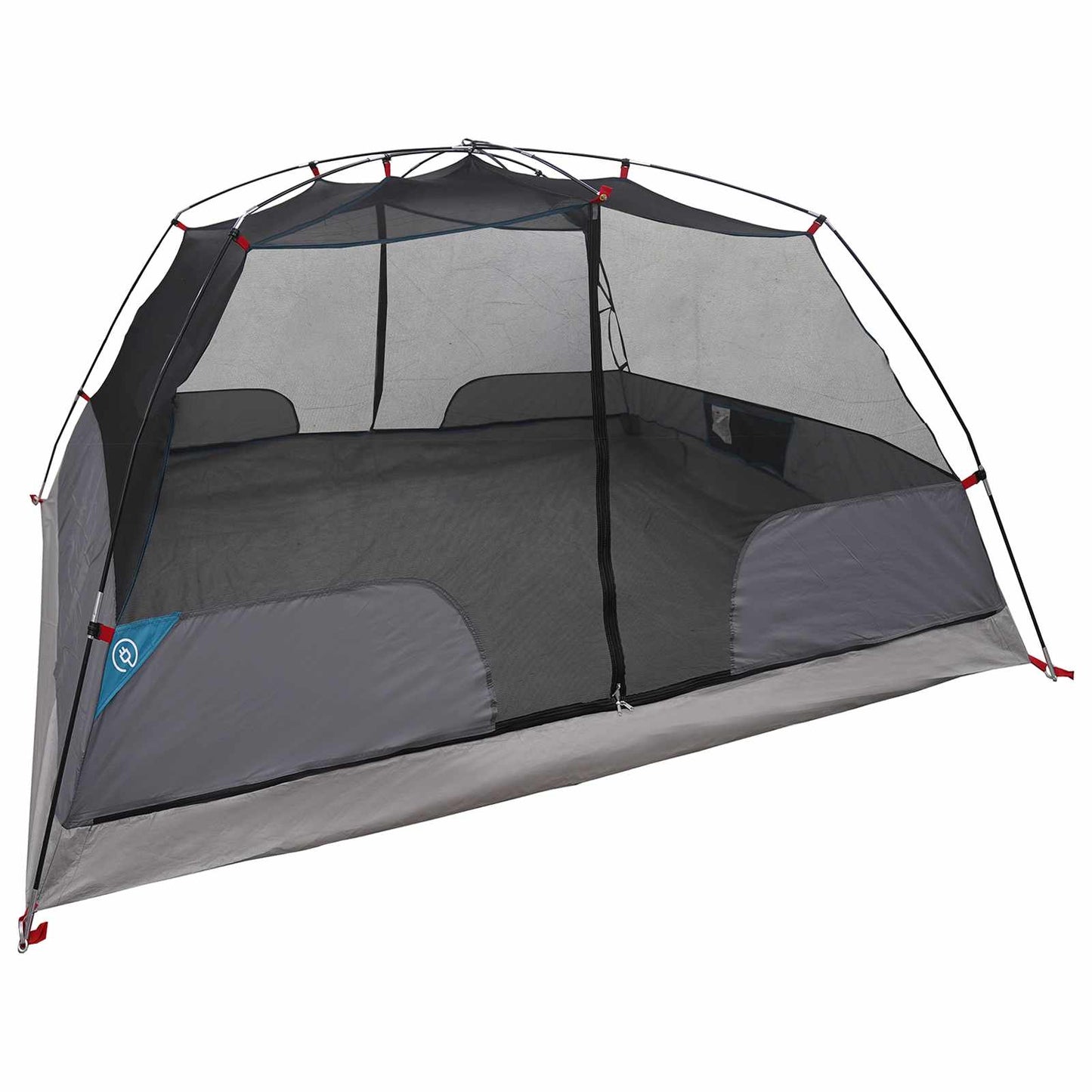 Backpacking Tent Blue 2-Person 185T Polyester with PU Coating