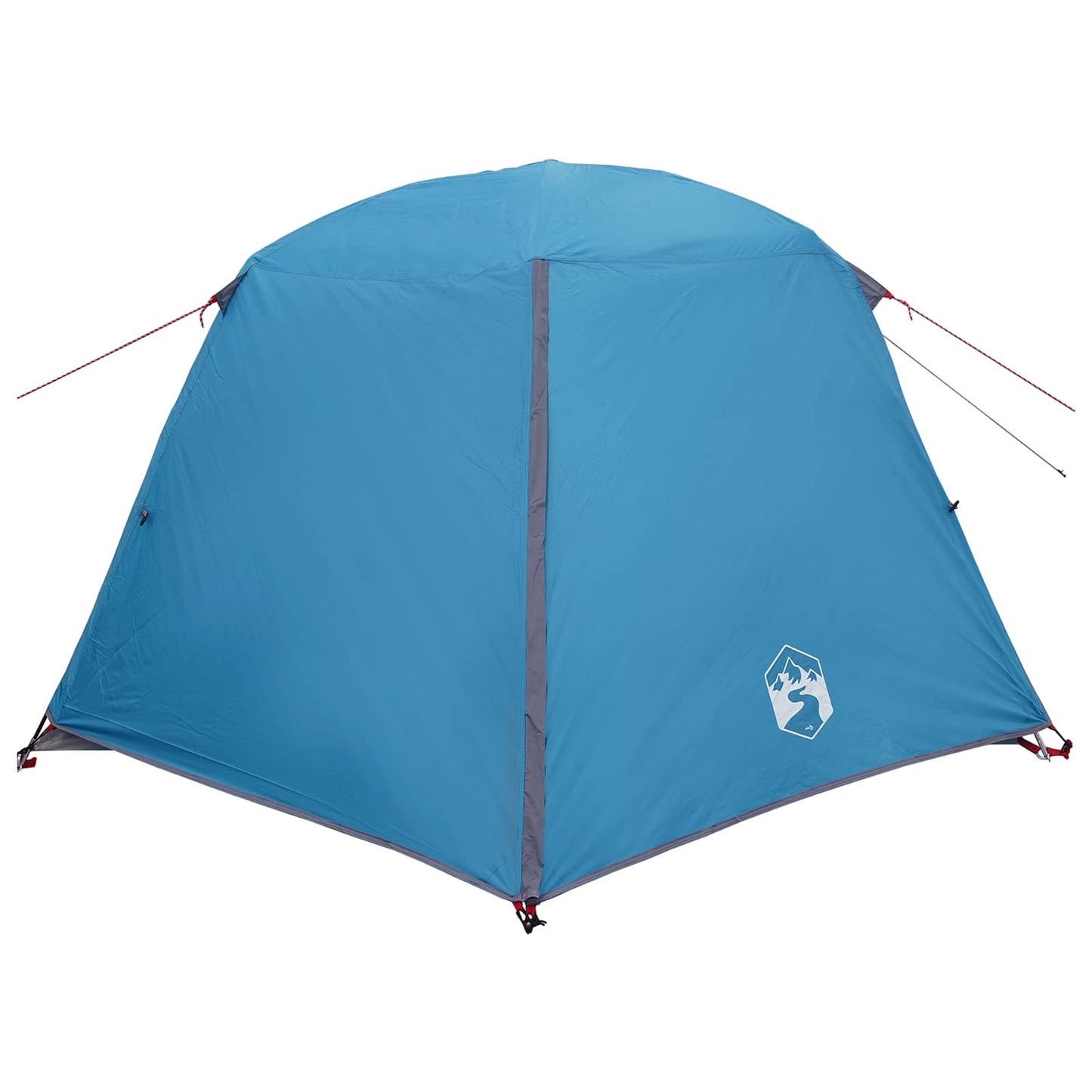 Backpacking Tent Blue 2-Person 185T Polyester with PU Coating