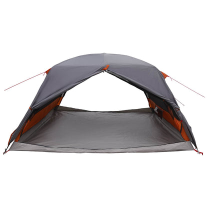 Backpacking Tent 4-Person Grey and Orange