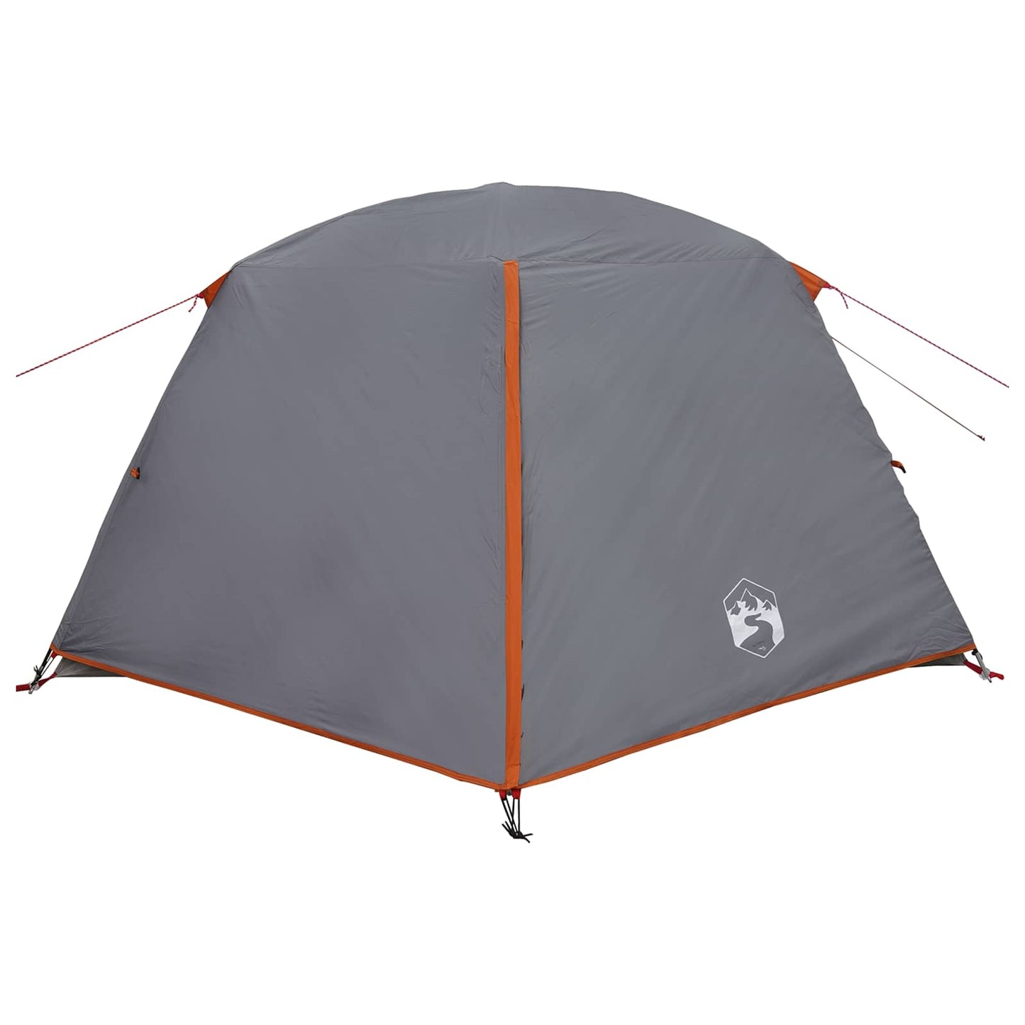 Backpacking Tent 4-Person Grey and Orange