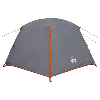 Backpacking Tent 4-Person Grey and Orange