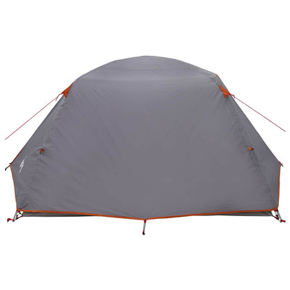 Backpacking Tent 4-Person Grey and Orange