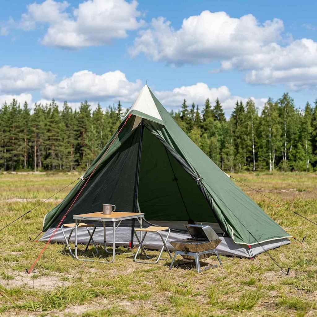 Backpacking Tent 222 x 85 x 125 cm Green