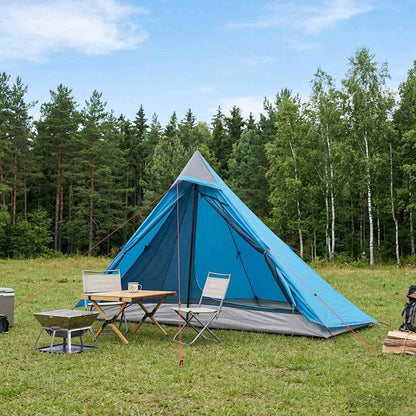 Backpacking Tent 222 x 85 x 125 cm Blue