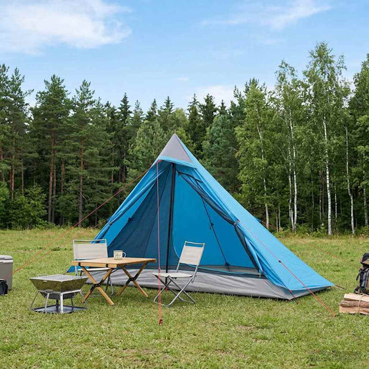 Backpacking Tent 222 x 85 x 125 cm Blue
