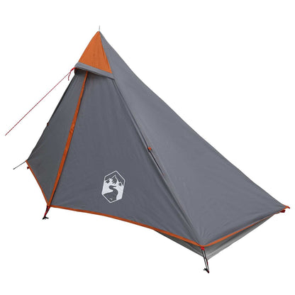 Backpacking Tent 222 x 85 x 125 cm Grey and Orange