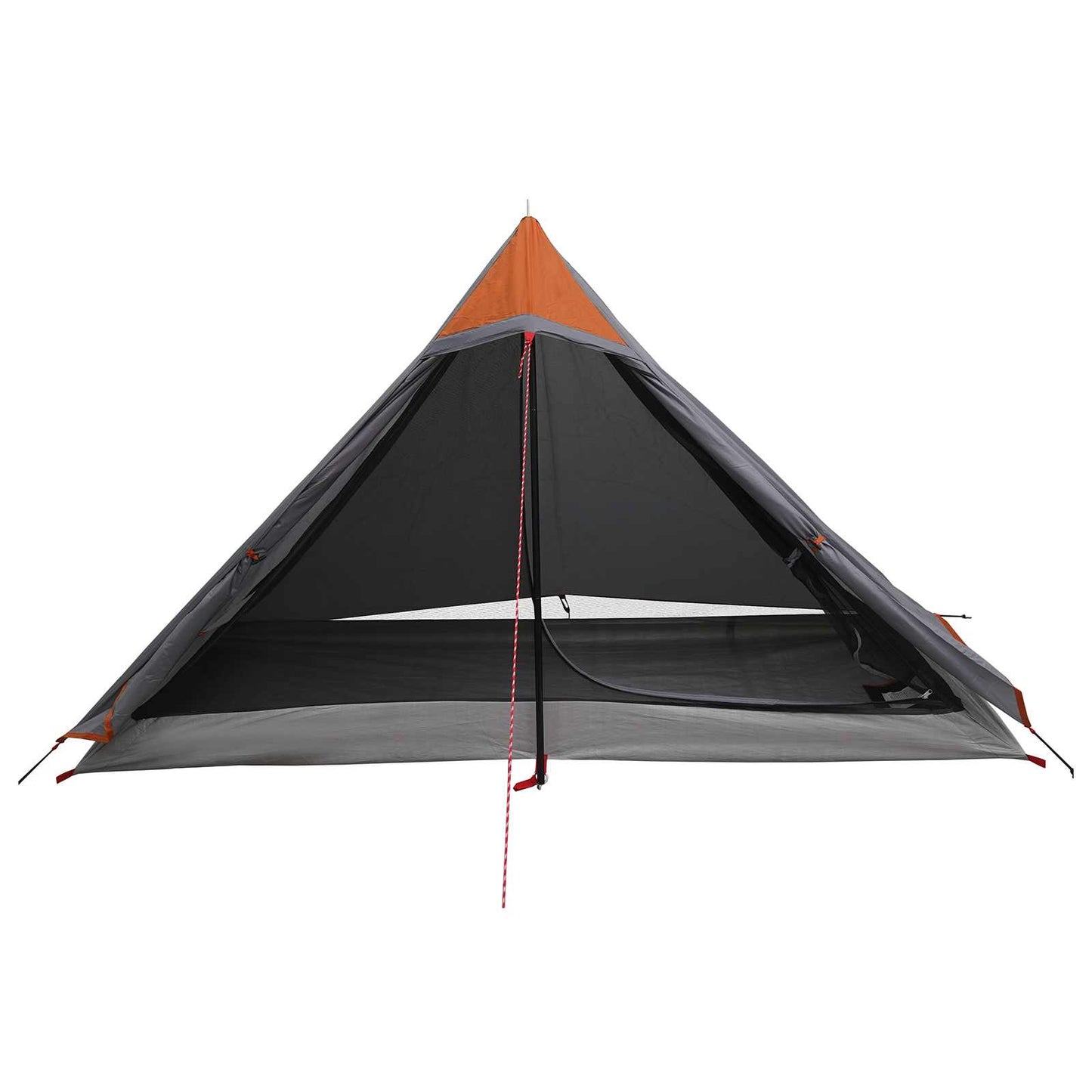 Backpacking Tent 222 x 85 x 125 cm Grey and Orange