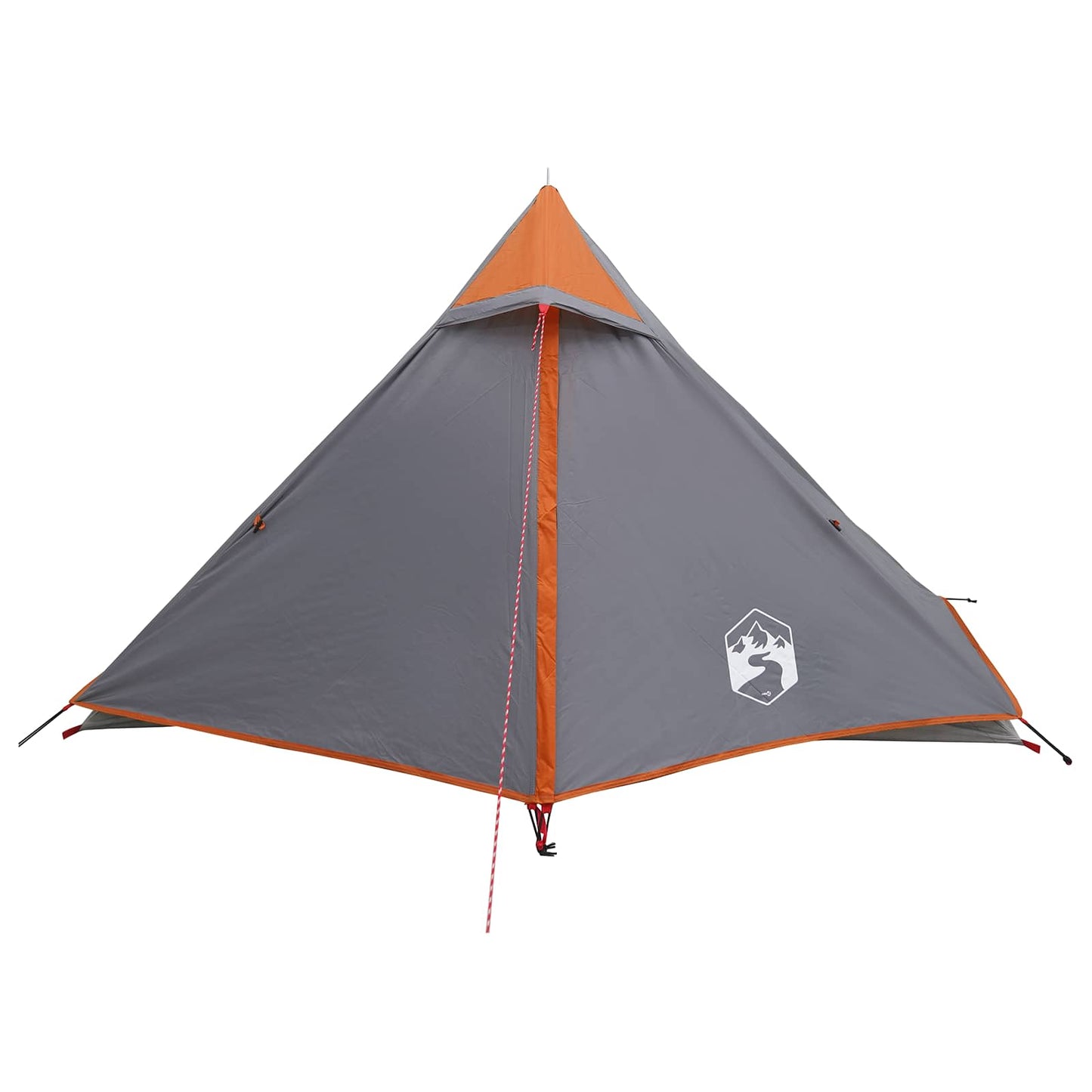 Backpacking Tent 222 x 85 x 125 cm Grey and Orange