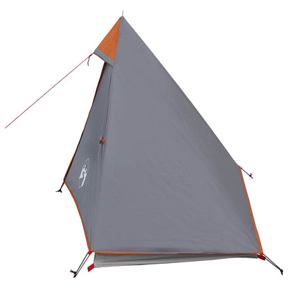 Backpacking Tent 222 x 85 x 125 cm Grey and Orange