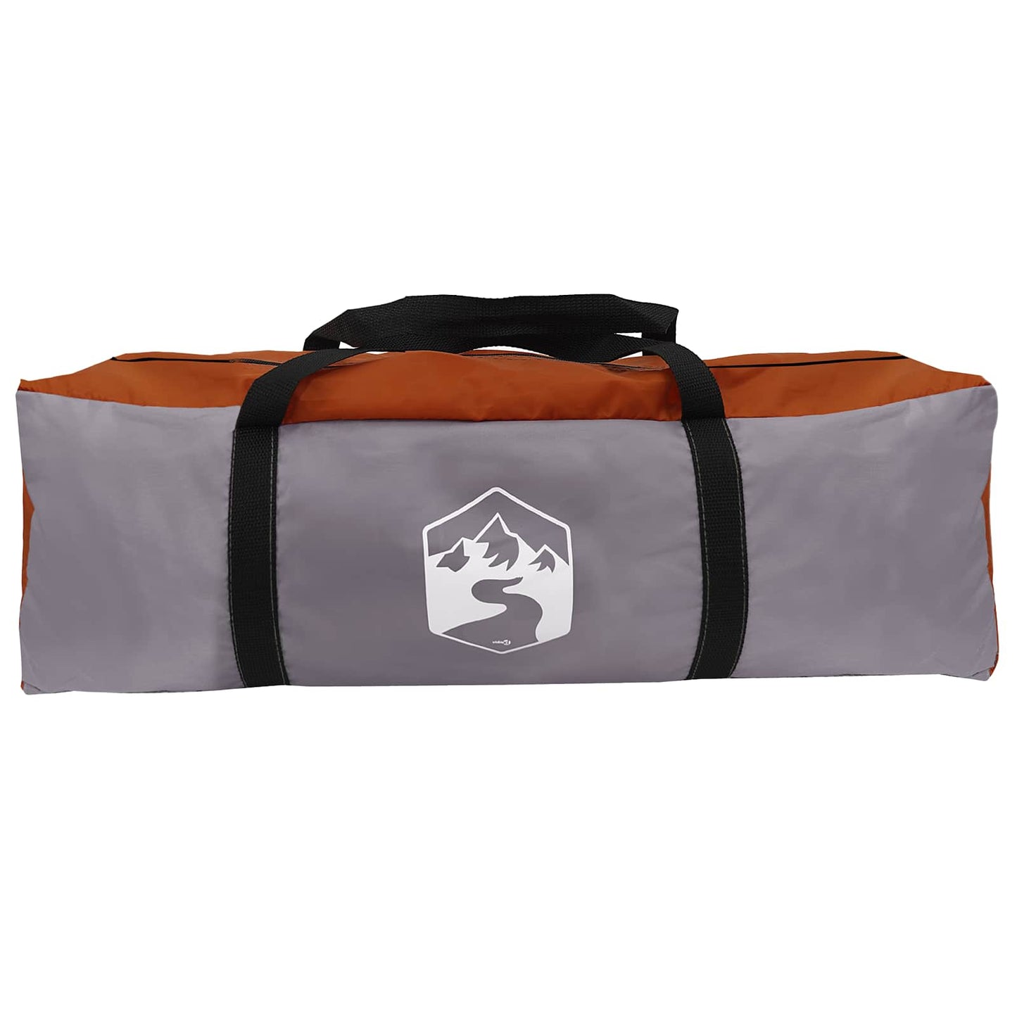 Tunnel Tent Grey and Orange 475 x 220 x 192 cm