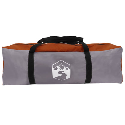 Tunnel Tent Grey and Orange 475 x 220 x 192 cm