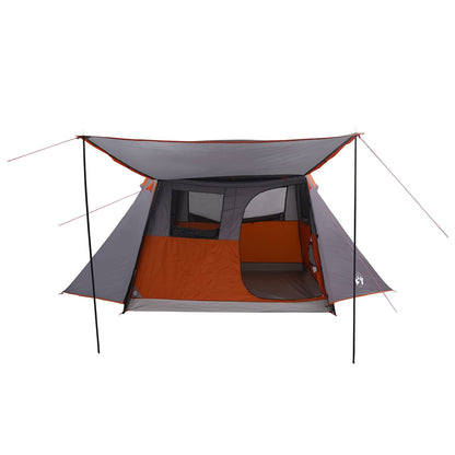 Tunnel Tent Grey and Orange 475 x 220 x 192 cm