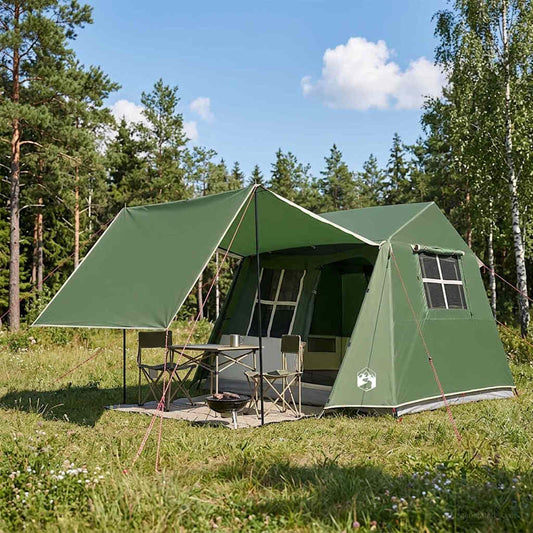 Tunnel Tent 275 x 240 x 200 cm Green