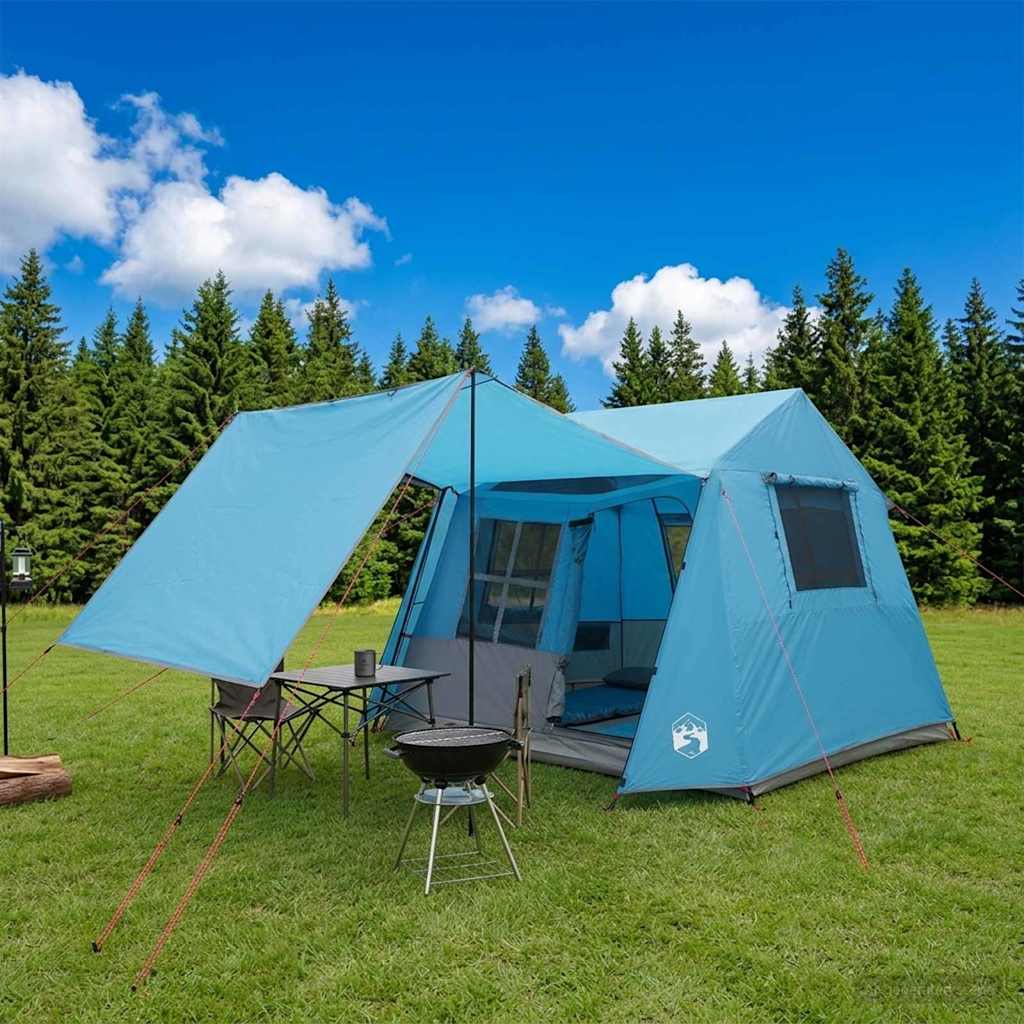 Tunnel Tent 275 x 240 x 200 cm Blue