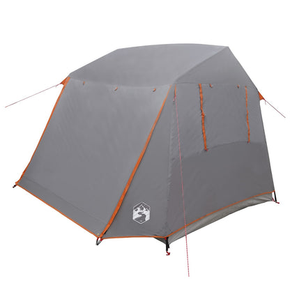Tunnel Tent 275 x 240 x 200 cm Grey and Orange