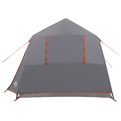 Tunnel Tent 275 x 240 x 200 cm Grey and Orange