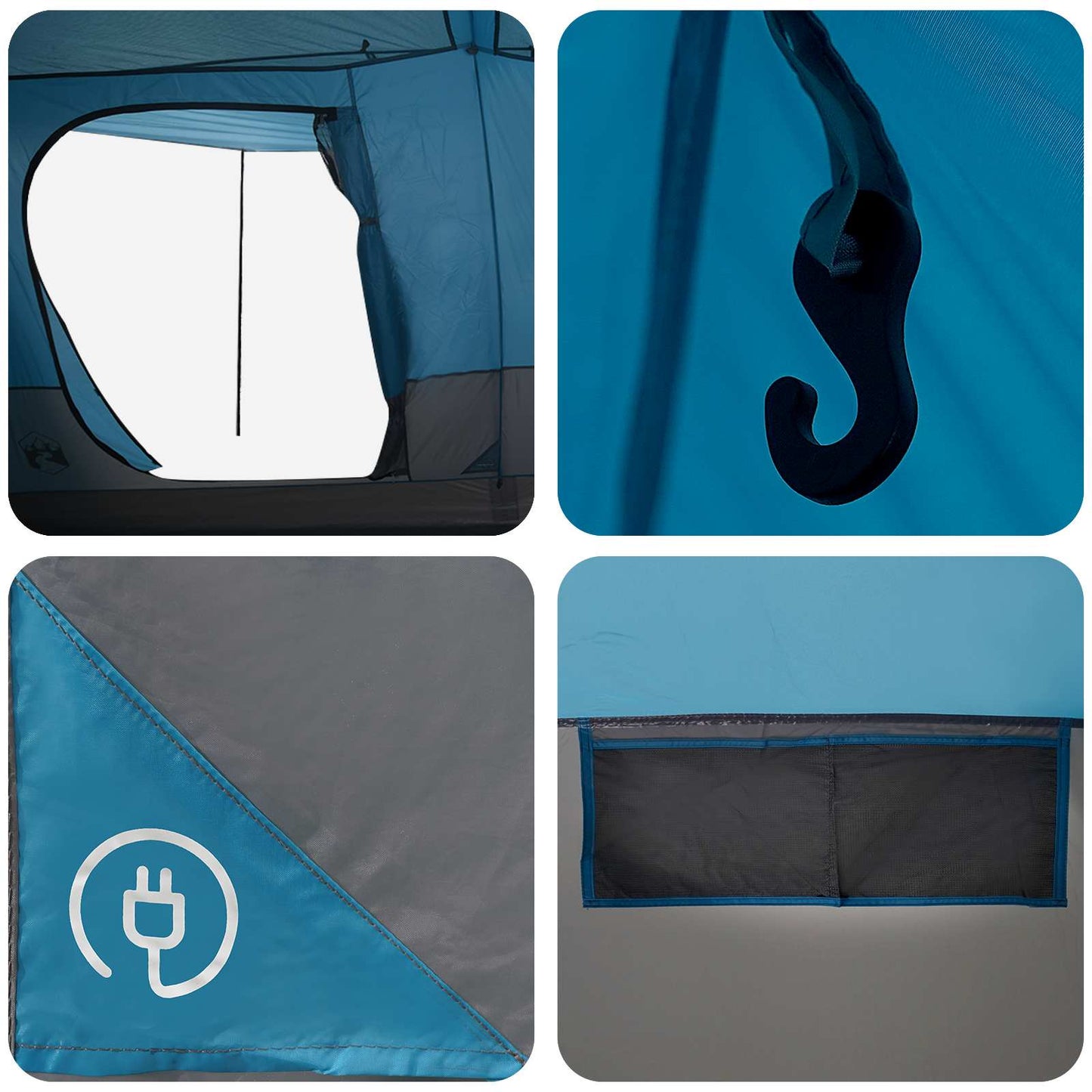 Tunnel Tent Blue 400 x 278 x 182 cm