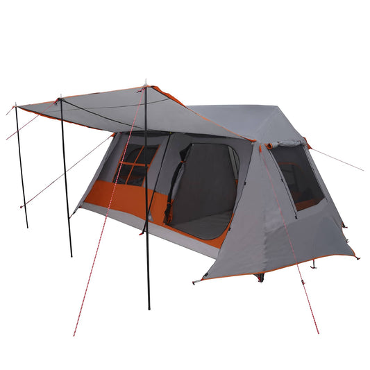 Tunnel Tent Grey and Orange 400 x 278 x 182 cm