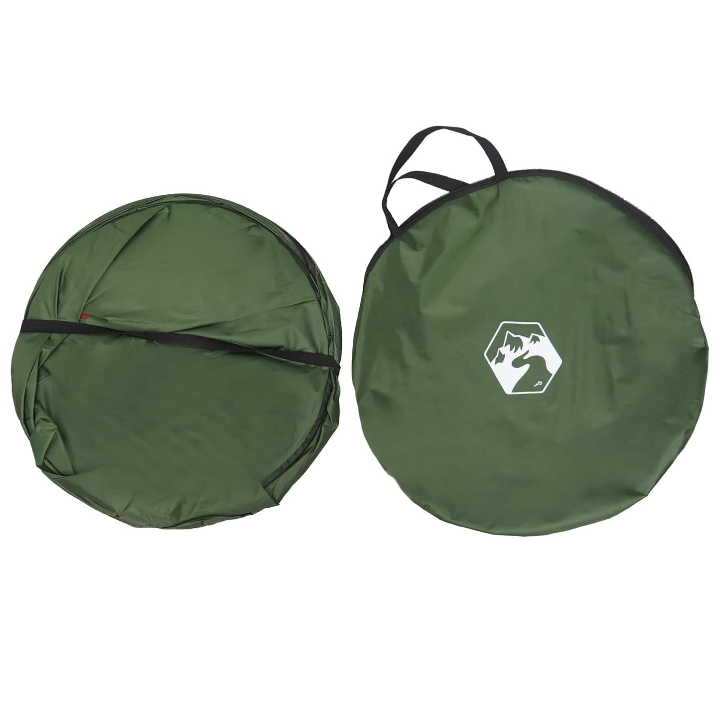 Pop-up Toilet Tent with Hanging Rope 97 x 126 cm Green