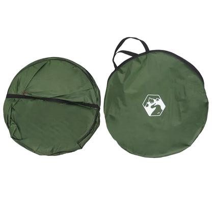 Pop-up Toilet Tent with Hanging Rope 97 x 126 cm Green