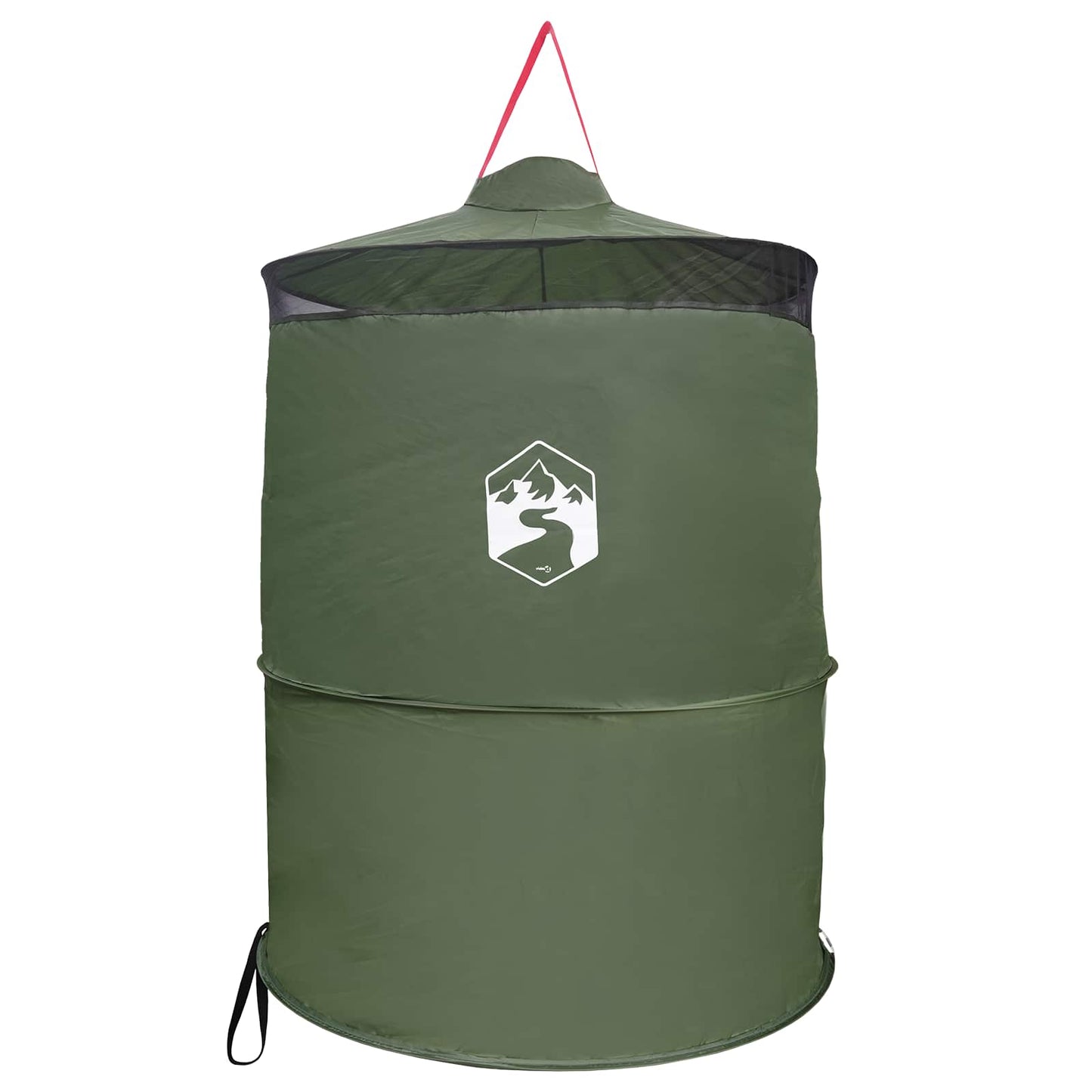 Pop-up Toilet Tent with Hanging Rope 97 x 126 cm Green