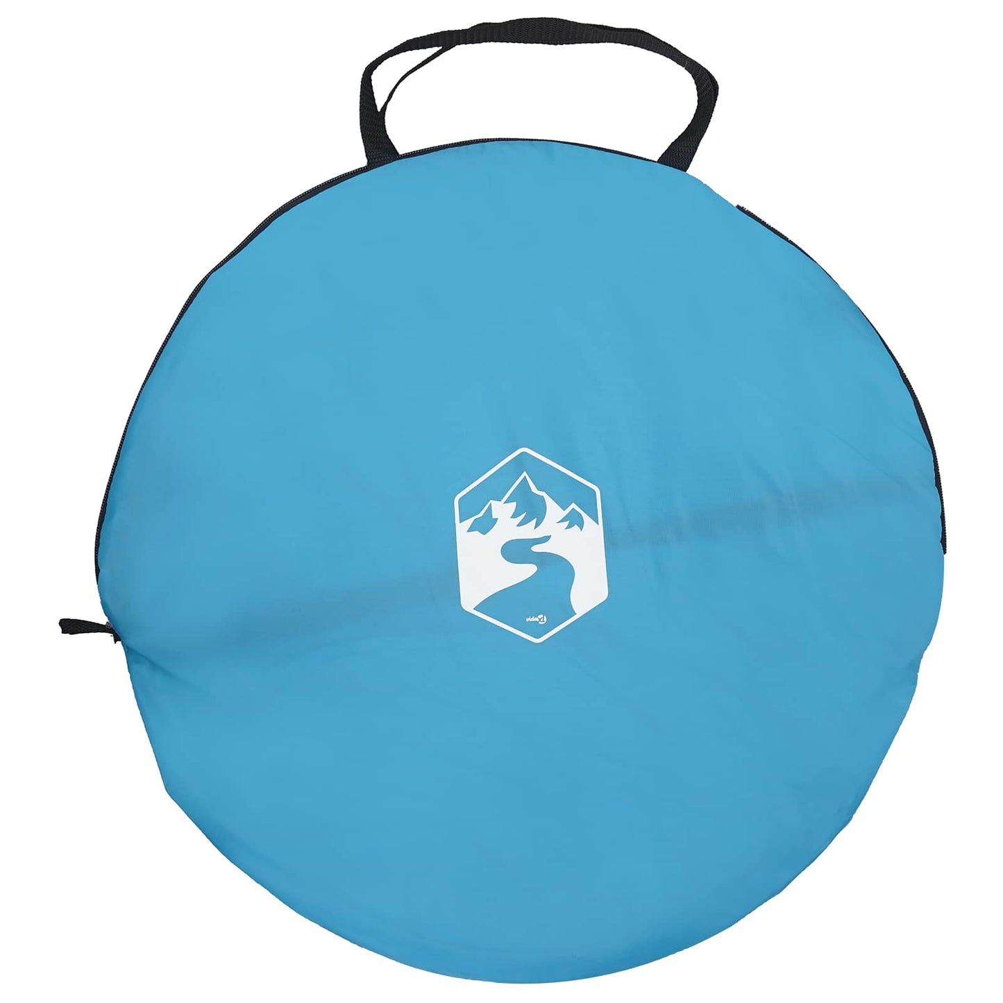 Pop-up Toilet Tent with Hanging Rope 97 x 126 cm Blue