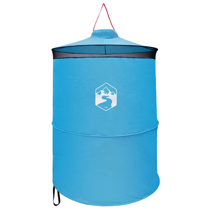Pop-up Toilet Tent with Hanging Rope 97 x 126 cm Blue