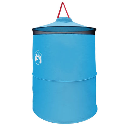 Pop-up Toilet Tent with Hanging Rope 97 x 126 cm Blue