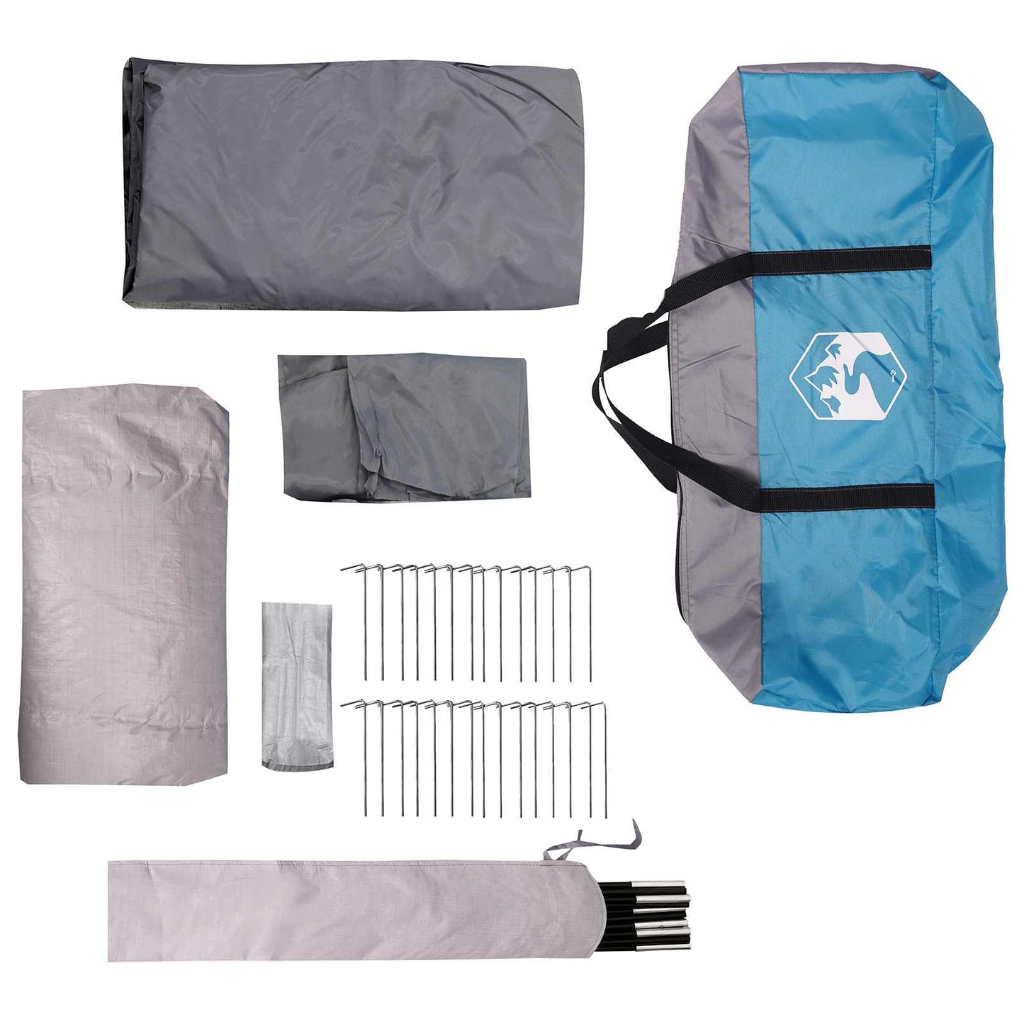 Tunnel Tent 560 x 395 x 212 cm Blue