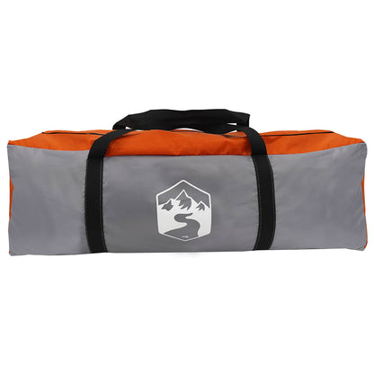 Tunnel Tent 560 x 395 x 212 cm Grey and Orange