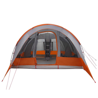 Tunnel Tent 560 x 395 x 212 cm Grey and Orange