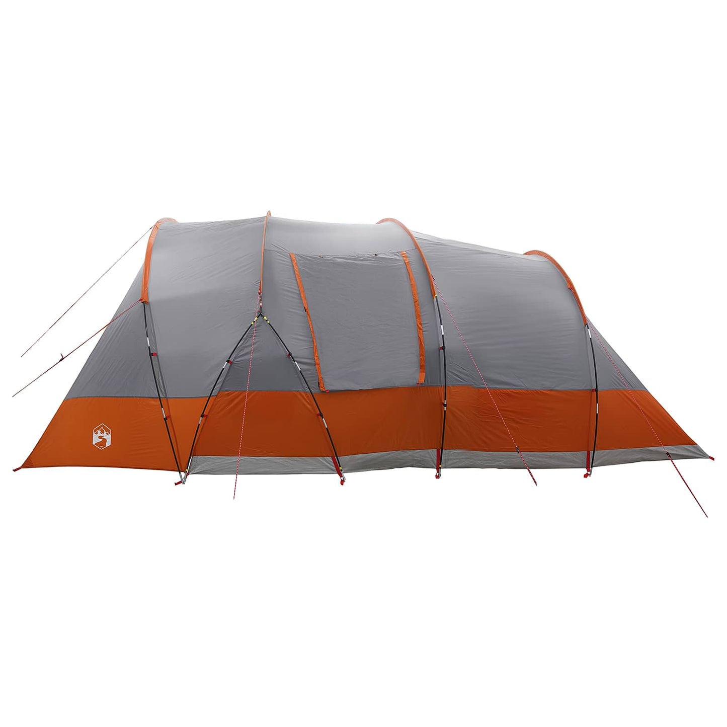 Tunnel Tent 560 x 395 x 212 cm Grey and Orange