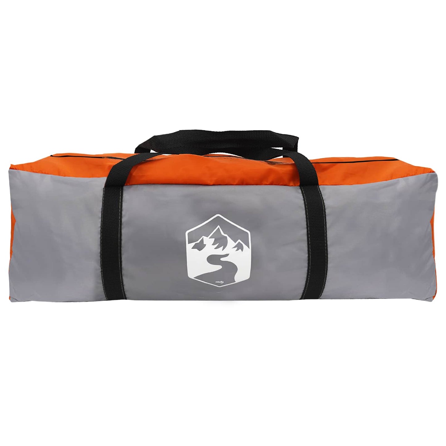 Tunnel Tent Grey and Orange 390 x 215 x 152 cm