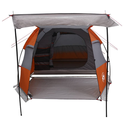 Tunnel Tent Grey and Orange 390 x 215 x 152 cm