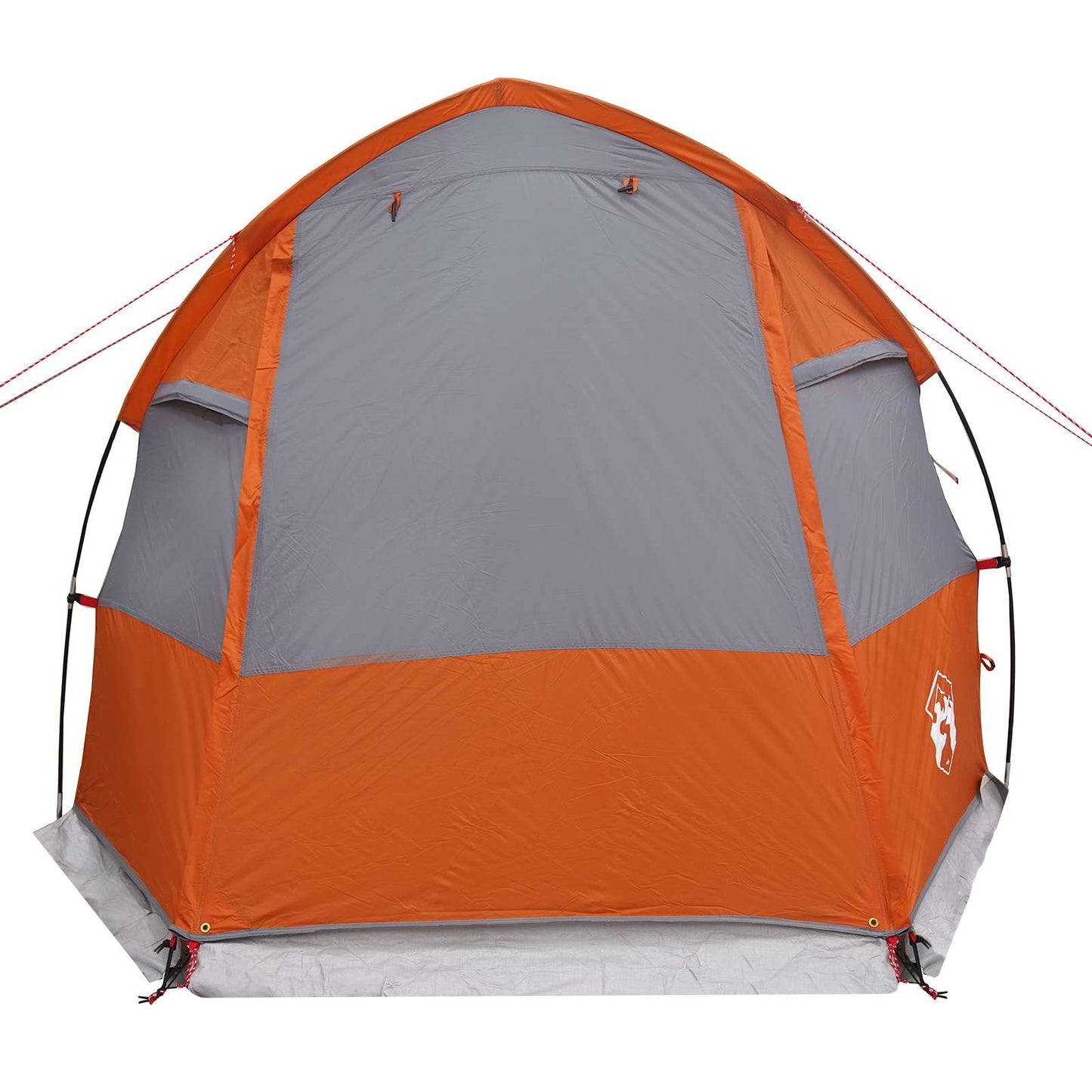 Tunnel Tent Grey and Orange 390 x 215 x 152 cm