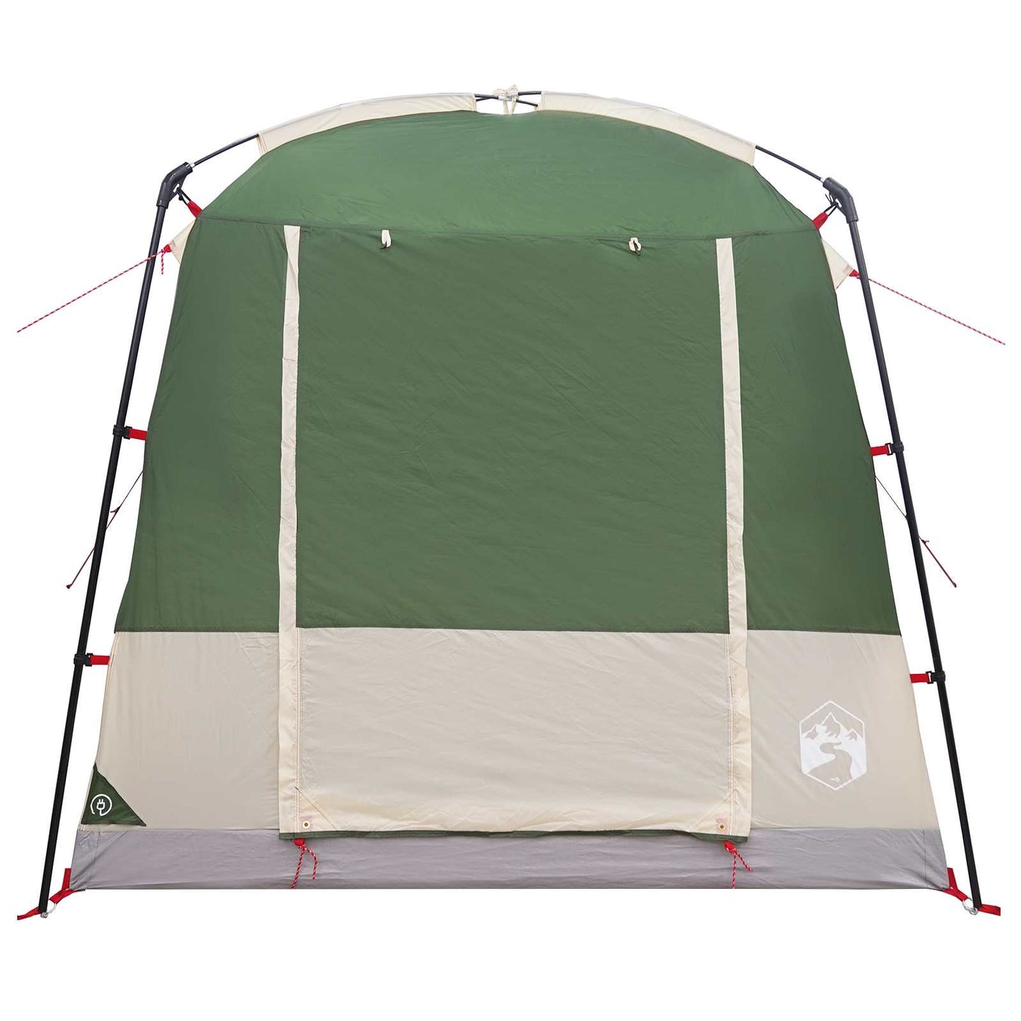 Party Tent 4-Person Green 185T Polyester with PU Coating