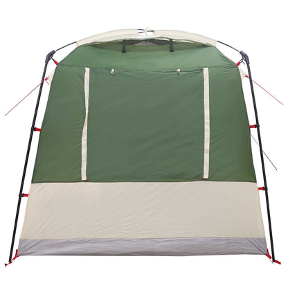 Party Tent 4-Person Green 185T Polyester with PU Coating